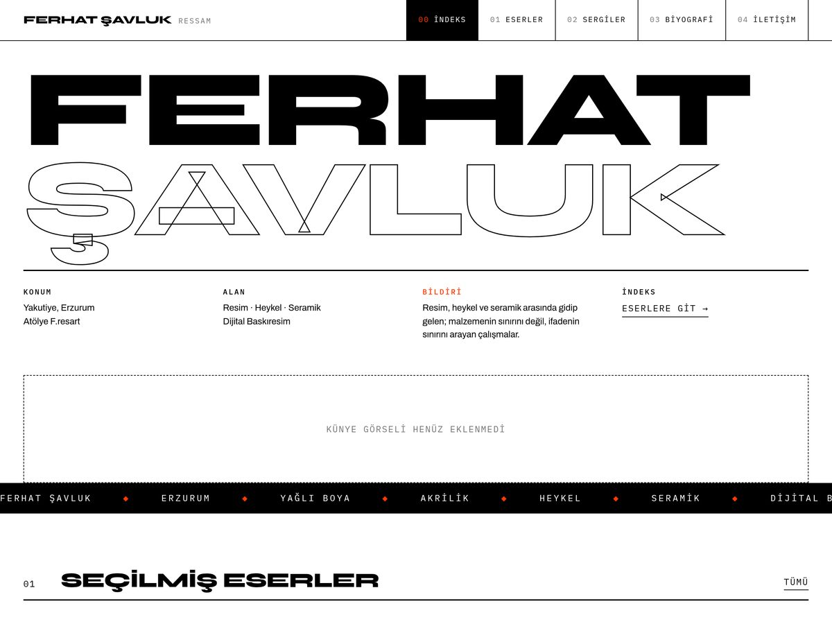Ferhat Şavluk — Ressam