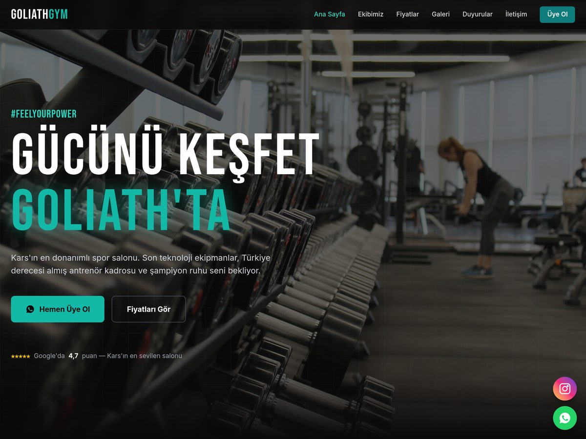 Goliath Gym Kars