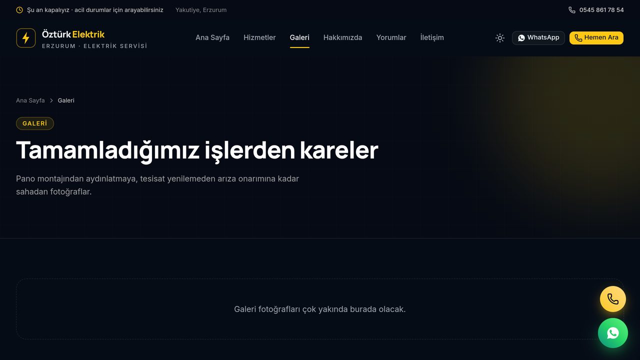 Öztürk Elektrik İnşaat