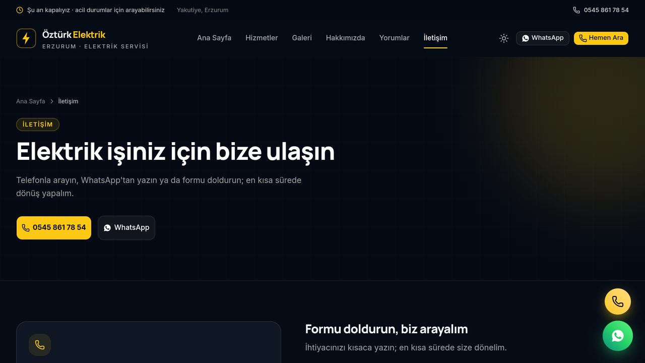 Öztürk Elektrik İnşaat