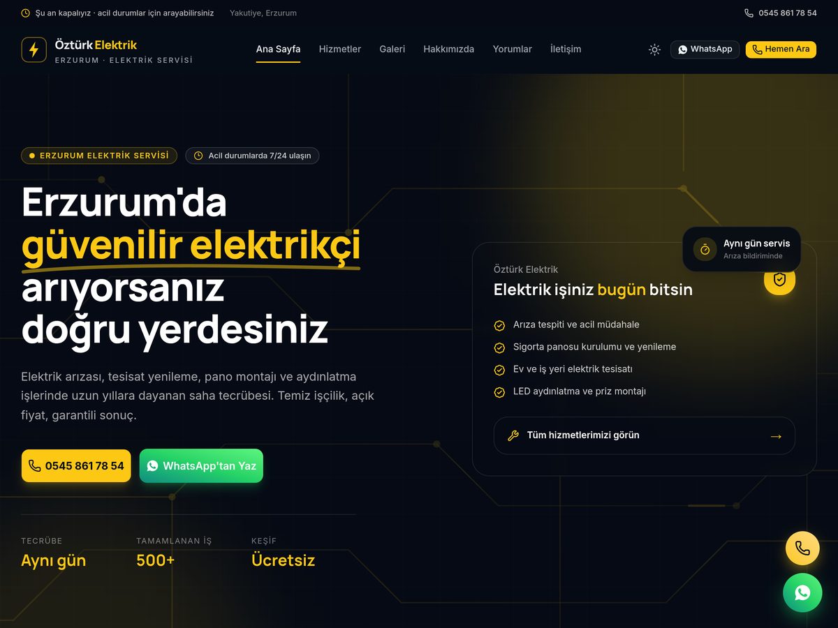 Öztürk Elektrik İnşaat