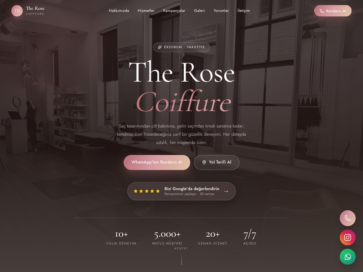 The Rose Coiffure